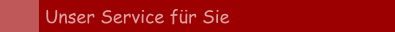 Unser Service f&uuml;r Sie